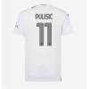 AC Milan Christian Pulisic #11 Bortatröja Dam 2023-24 Korta ärmar